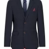Boys Navy Check 3 Piece Suit Red Edinson Marc Darcy Classic Vintage Wedding