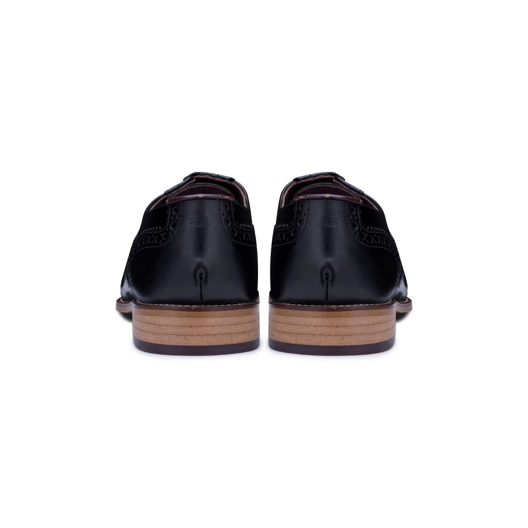 Mens Real Leather Vintage Shoes Brogues 1920s Suede Tweed Laced Shoes Smart Formal - Image 5