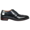 Harry – Men’s Navy Blue Patent Leather Brogue Shoes