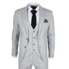 IM3 Men’s Grey Checked Tailored Fit 3-Piece Suit
