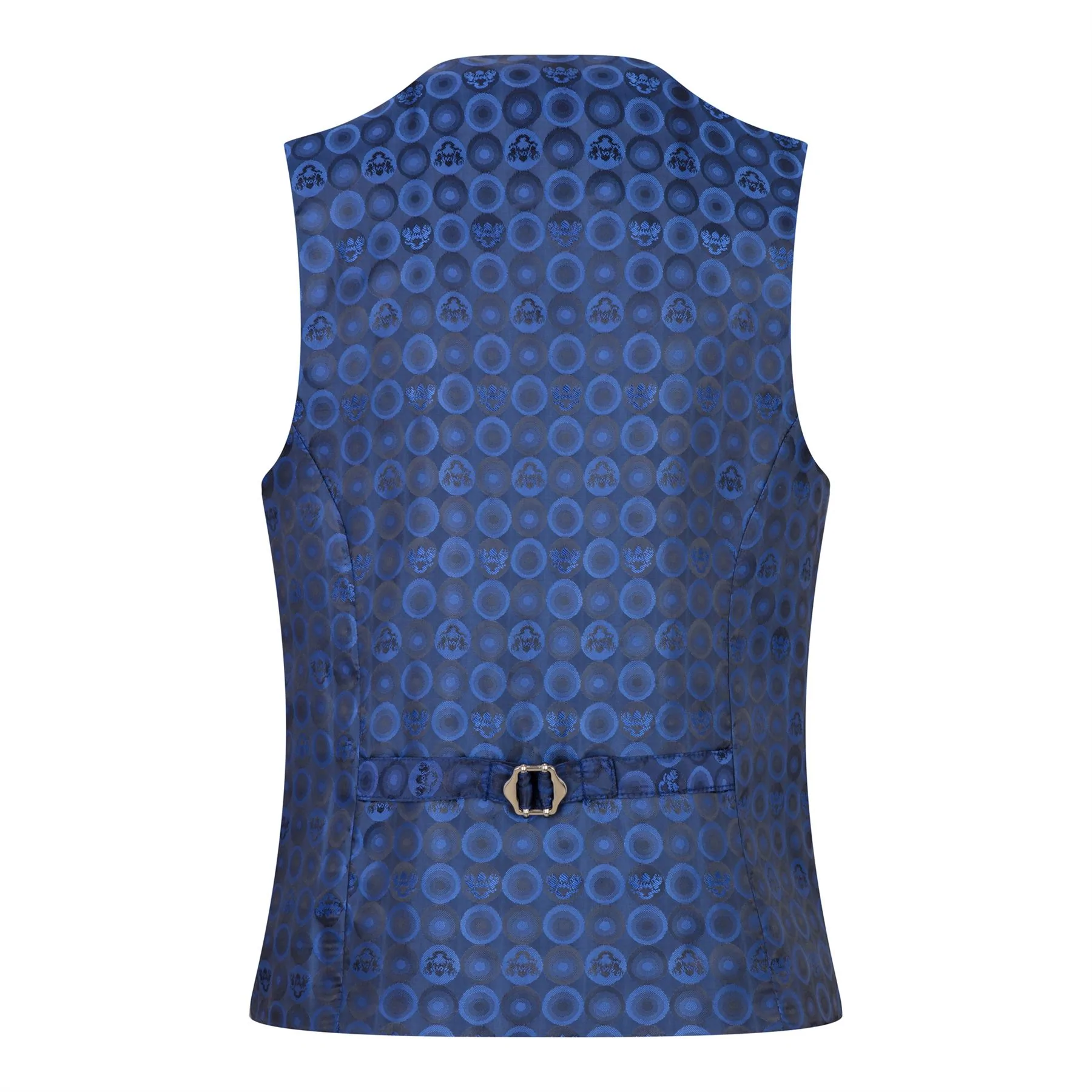 Boys Marc Darcy 3 Piece Suit Grey Prince Of Wales Blue Check Vintage Retro - Image 4