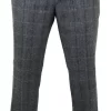 Albert – Men’s Grey Tweed Trousers