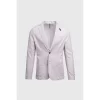 Alvari – Men’s Grey Linen Summer Blazer