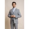 Arriga – Men’s Grey Blue Check Blazer