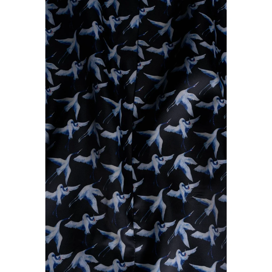 Arriga – Men’s Grey Blue Check Waistcoat - Image 6