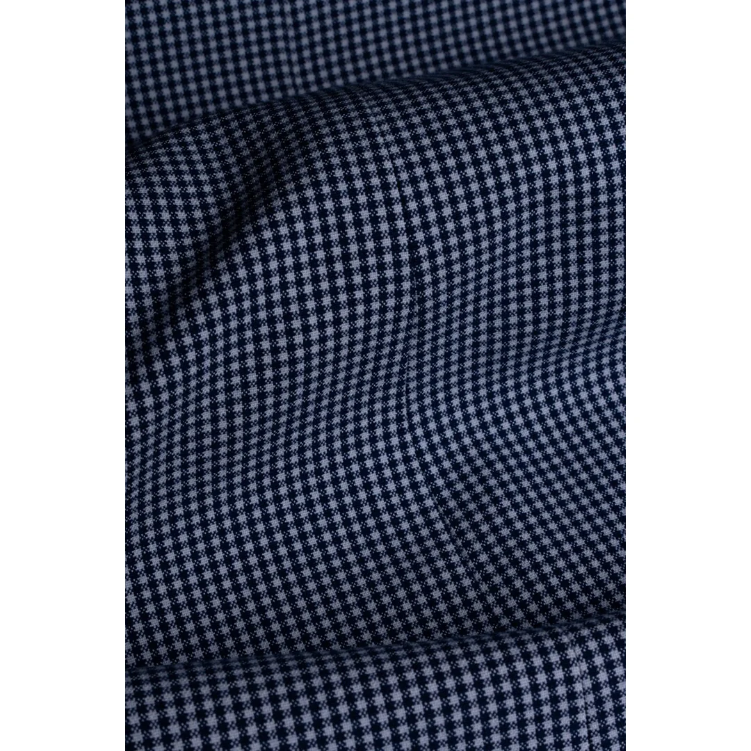 Baresi – Men’s Blue Check Summer Blazer - Image 4