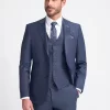 Bond – Men’s Navy Check 3 Piece Tailored Fit Suit