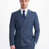 Bond – Men’s Navy Check Double Breasted Blazer