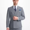 Bond – Men’s Grey Double Breasted Blazer