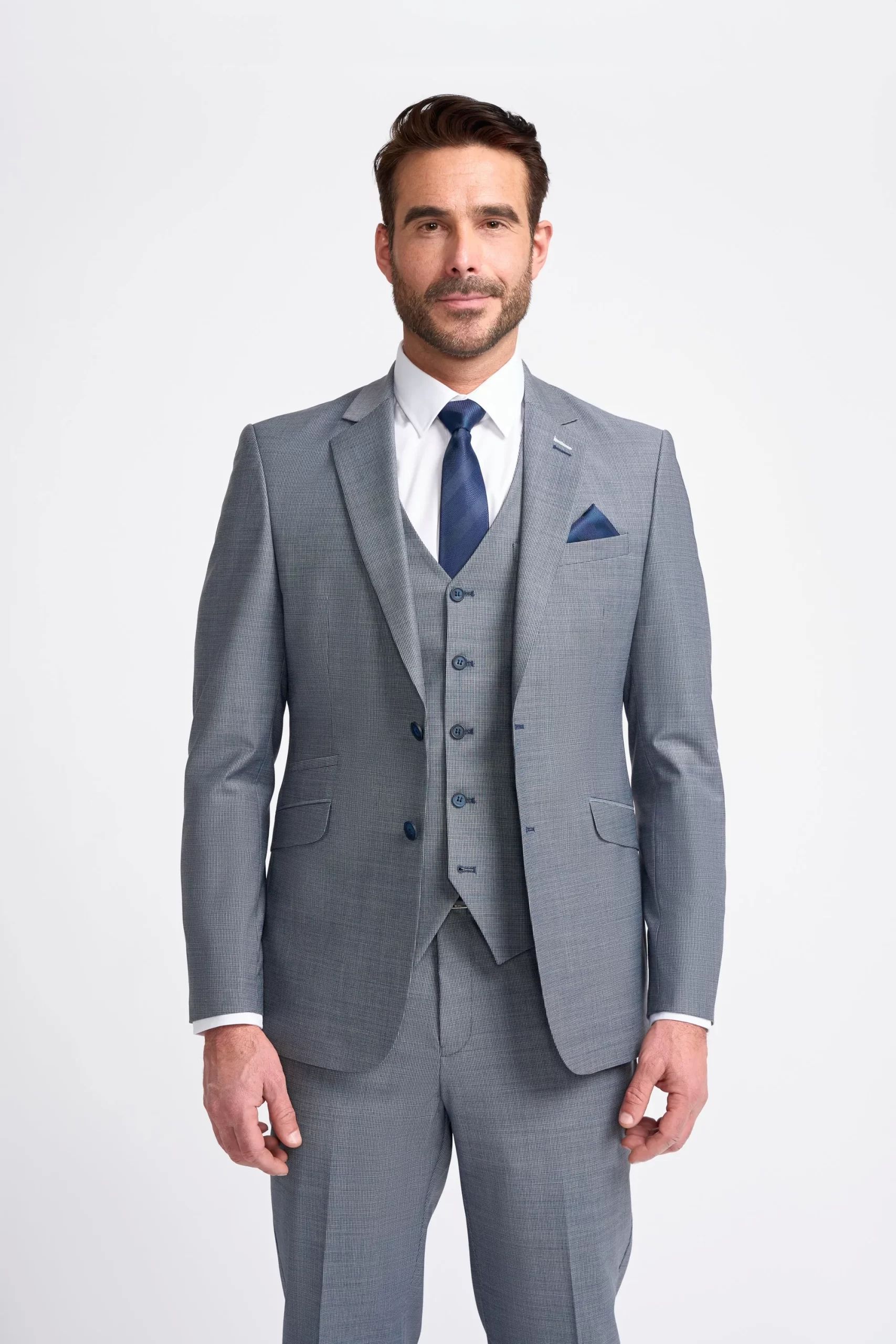 Bond – Men’s Grey Tailored Fit Blazer