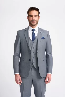 Bond – Men’s Grey 3 Piece Tailored Fit Suit