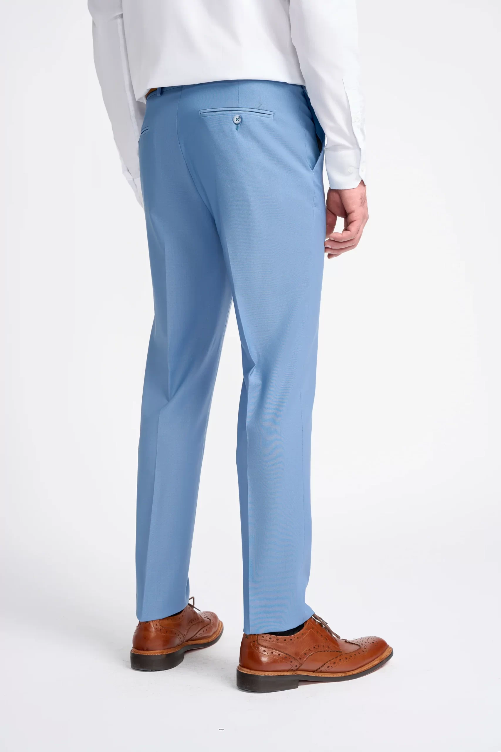 Bond – Men’s Sky Blue Trousers - Image 2