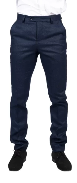 Arthur – Men’s Birdseye Navy Trousers
