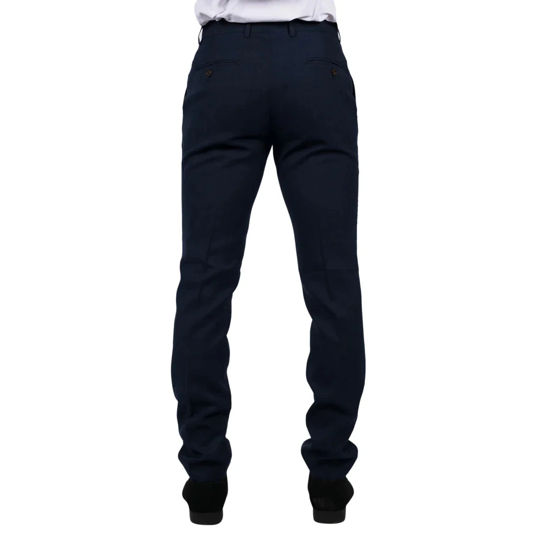 Calvin – Men’s Navy Trousers - Image 3