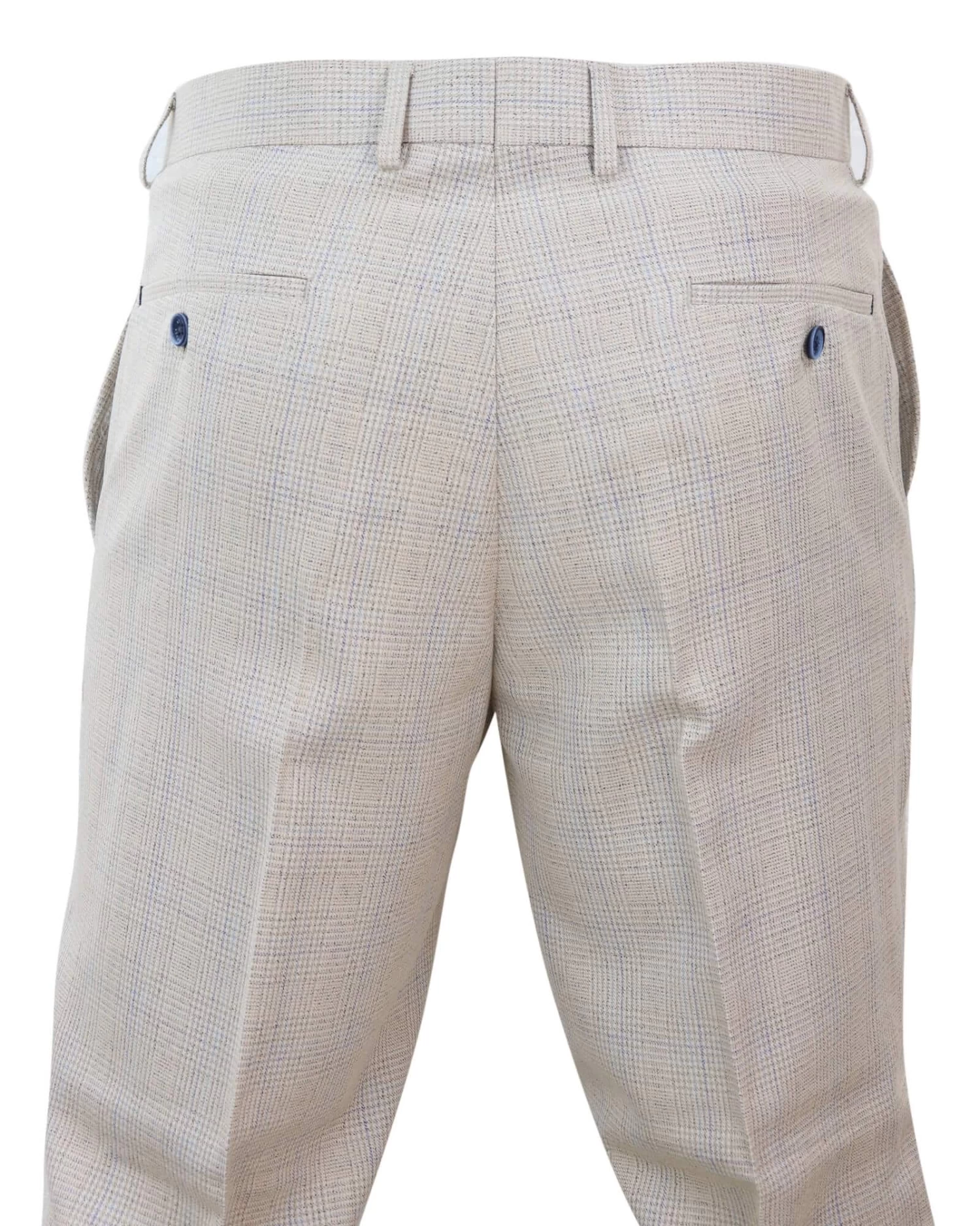 Mens Cleam Tweed Trousers - Image 4
