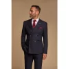 Caridi – Men’s 2 Piece Navy Blue Double Breasted Suit