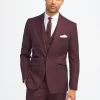 Caridi – Men’s Burgundy Checked Blazer