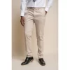 Caridi – Men’s Tweed Beige Wedding Trousers