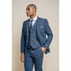 Carnegi – Men’s Navy Check Tweed Blazer