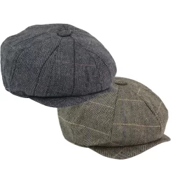 Mens 8 Panel Peaky Blinders Cap – Cavani Albert