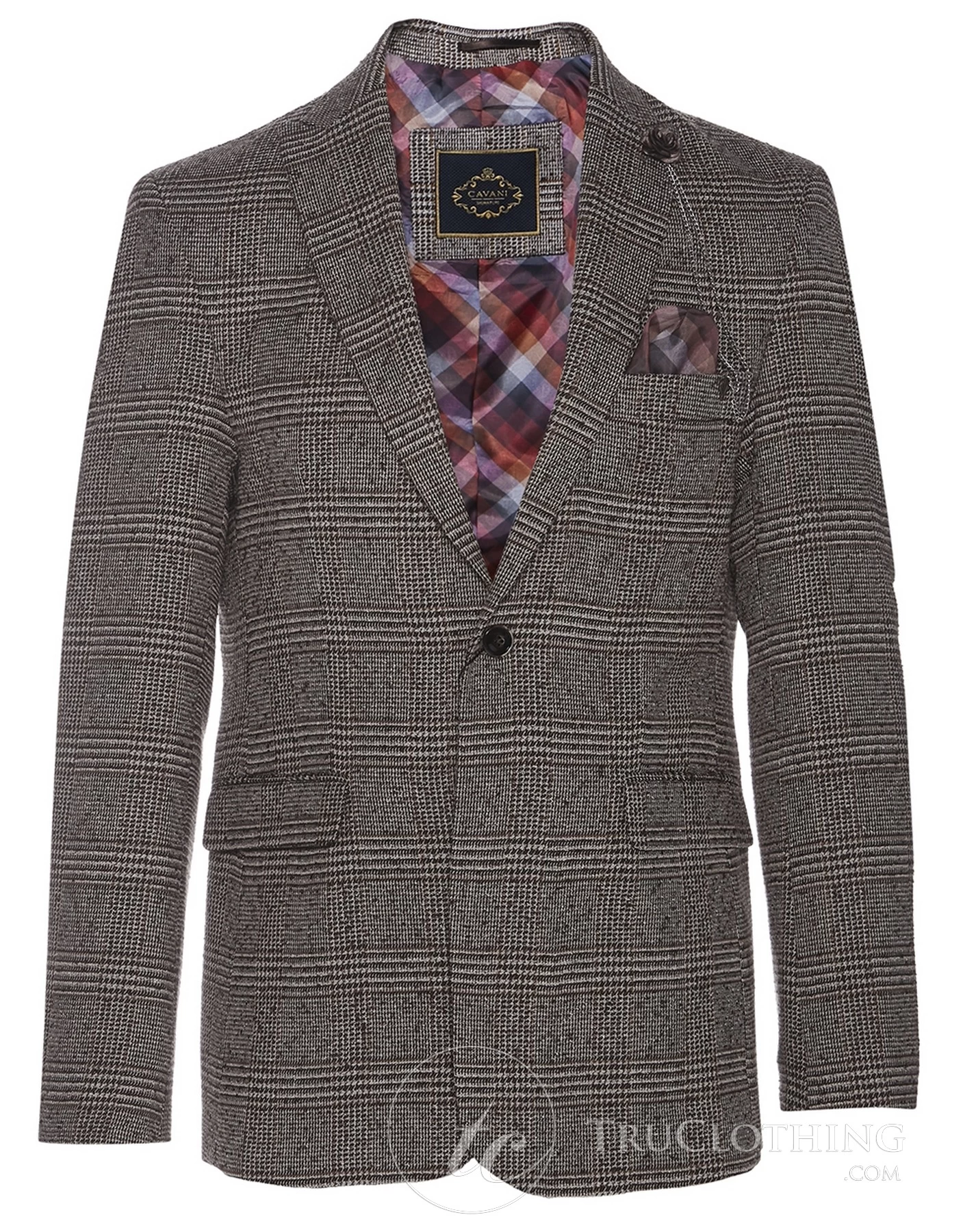 Cavani Dominic β Mens Brown Smart Vintage Blazer
