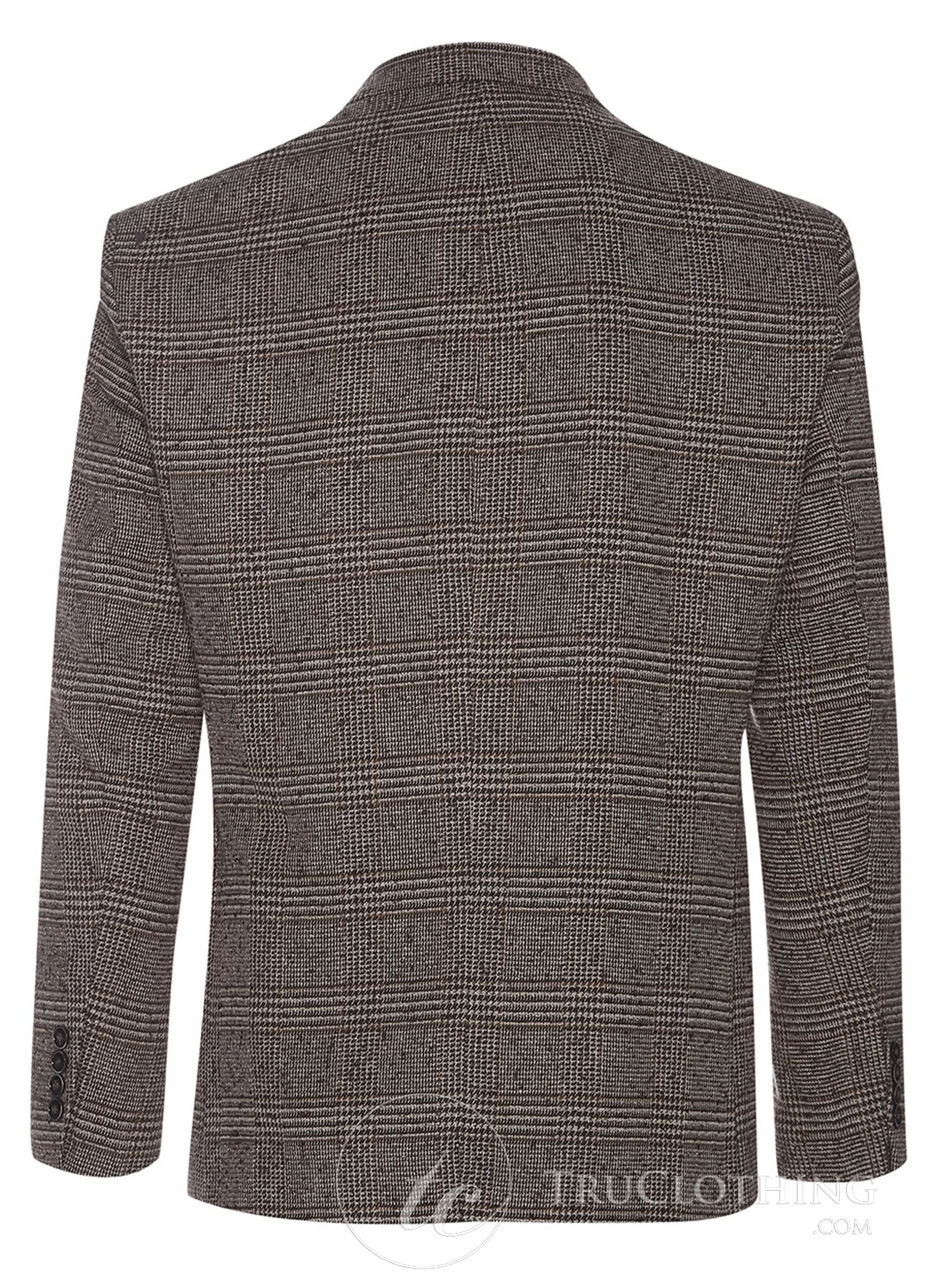 Cavani Dominic β Mens Brown Smart Vintage Blazer - Image 3
