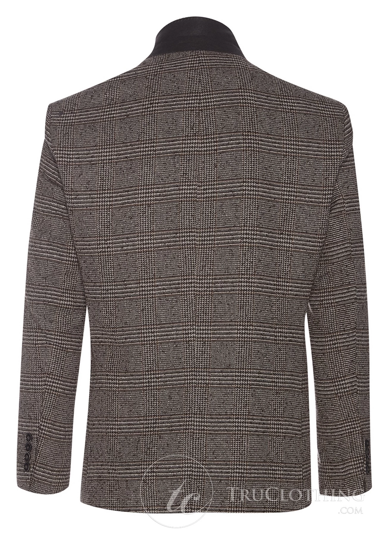 Cavani Dominic β Mens Brown Smart Vintage Blazer - Image 4