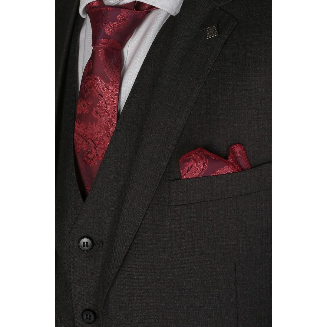 Charles – Men’s Charcoal Blazer - Image 3