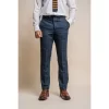 Cody – Men’s Navy Blue Check Trousers