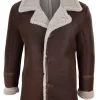 Mens Brown Sheepskin Jacket