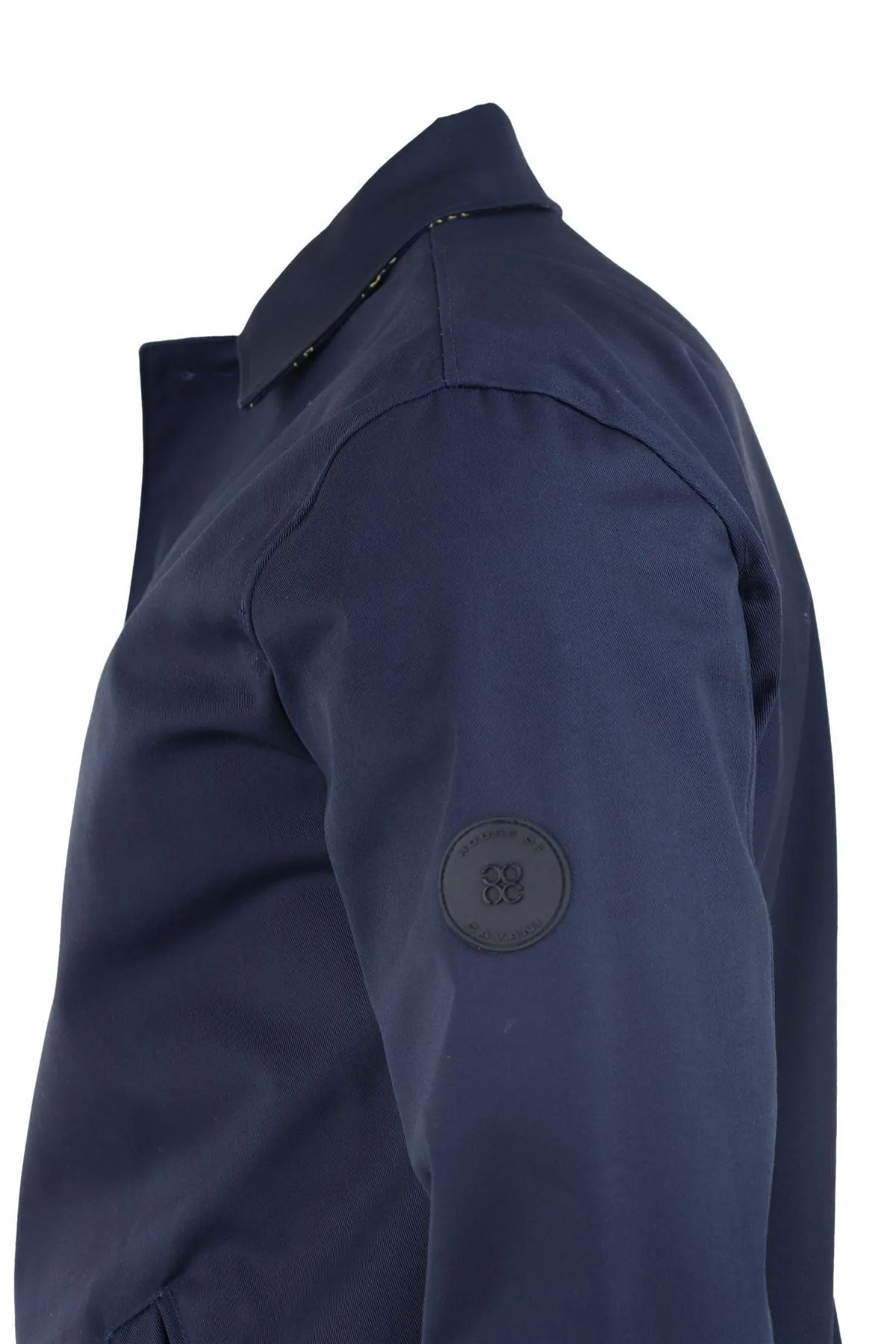 Mens Mid Length Overcoat Jacket Light Weight Smart Casual Navy Mac - Image 2