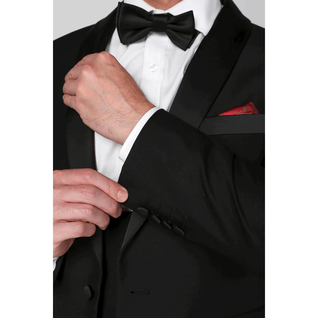 Ford – Men’s Black Shawl Lapel Blazer - Image 4