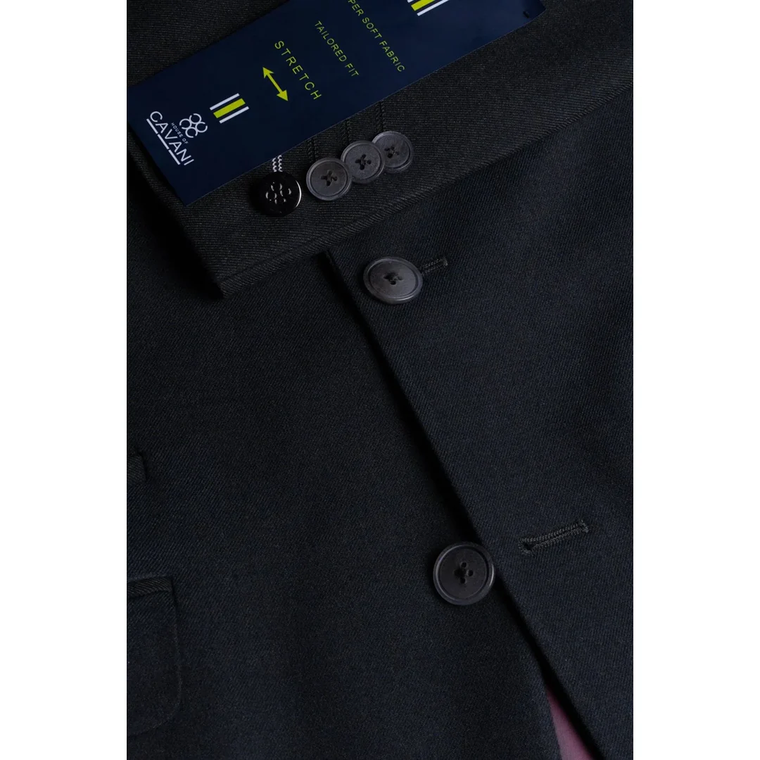 Furious – Men’s Dark Olive Formal Blazer - Image 4