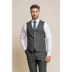 Furious – Men’s Dark Olive Formal Waistcoat
