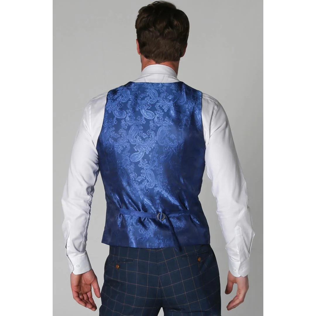 Hamleys – Men’s Blue Waistcoat - Image 2