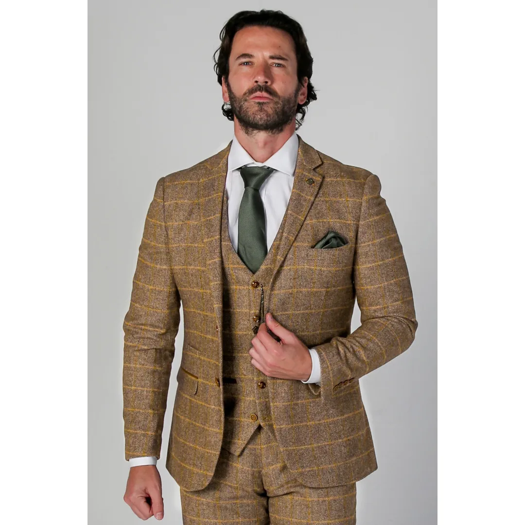 Harris – Men’s Brown Tweed Blazer