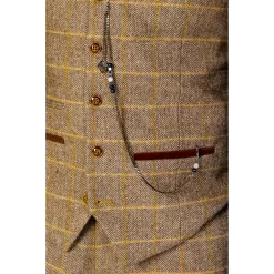 Harris – Men’s Brown Tweed Waistcoat
