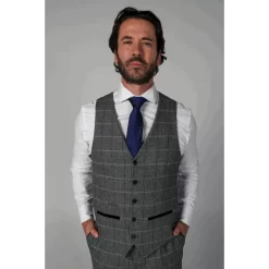 Harris – Men’s Grey Tweed Waistcoat