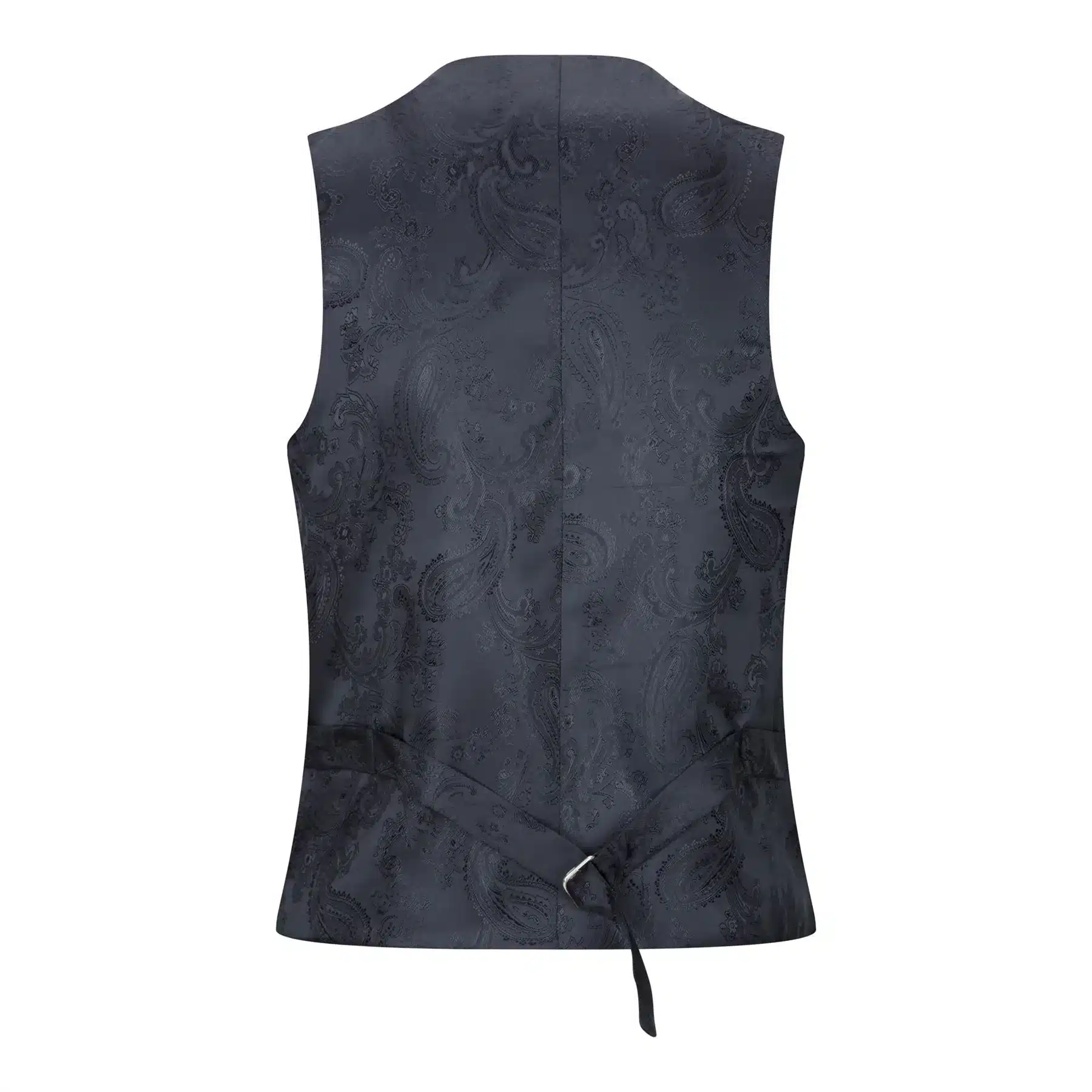 Boys Grey Black 3 Piece Tweed Suit Herringbone Wine Vintage Retro - Image 6