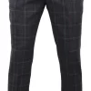 Harvey – Men’s Charcoal Check Trousers