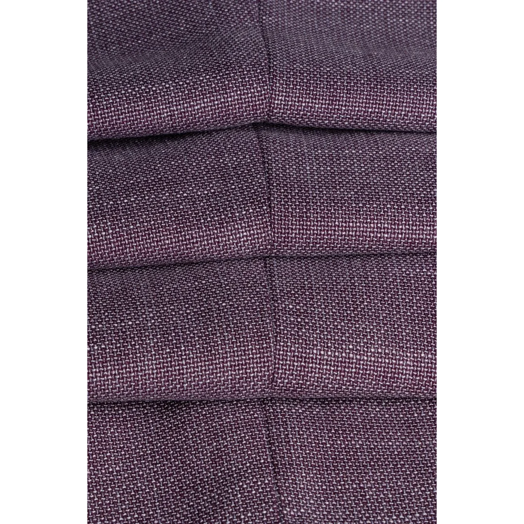 Mens Blush Pink Summer Linen Suit - Image 7