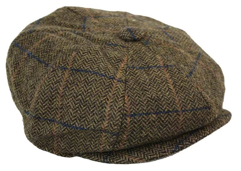 Mens Vintage Tweed Peaky Blinders Hat - Image 15