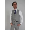Hugo – Men’s Check Grey Waistcoat