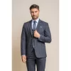 Invincible – Men’s Navy Blue Pinstripe Blazer