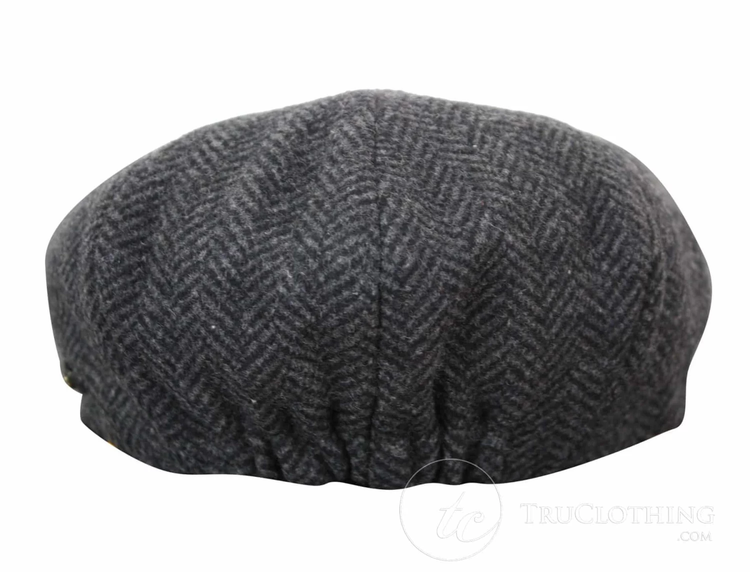 Kids Peaky Blinders Newsboy Tweed Herringbone 8 Panel Hat - Image 5