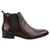 Men’s Chelsea Slip On Brown Ankle Boots