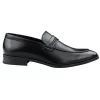 Men’s Moccasin Black Loafers Shoes Leather Lined Slip On Smart Formal Shoe
