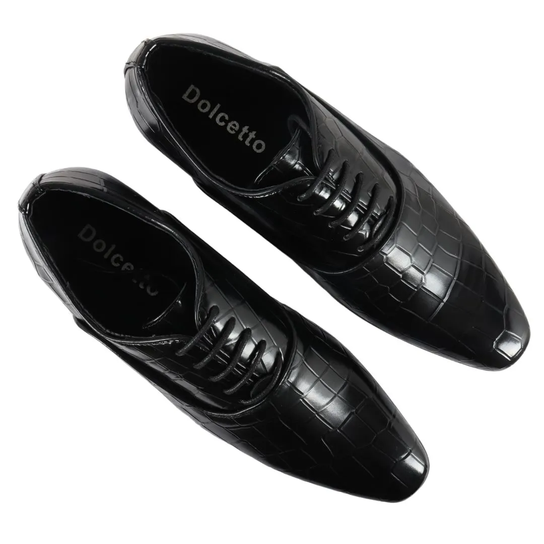 Men’s Lace Up Oxford Derby Formal Shoes - Image 4