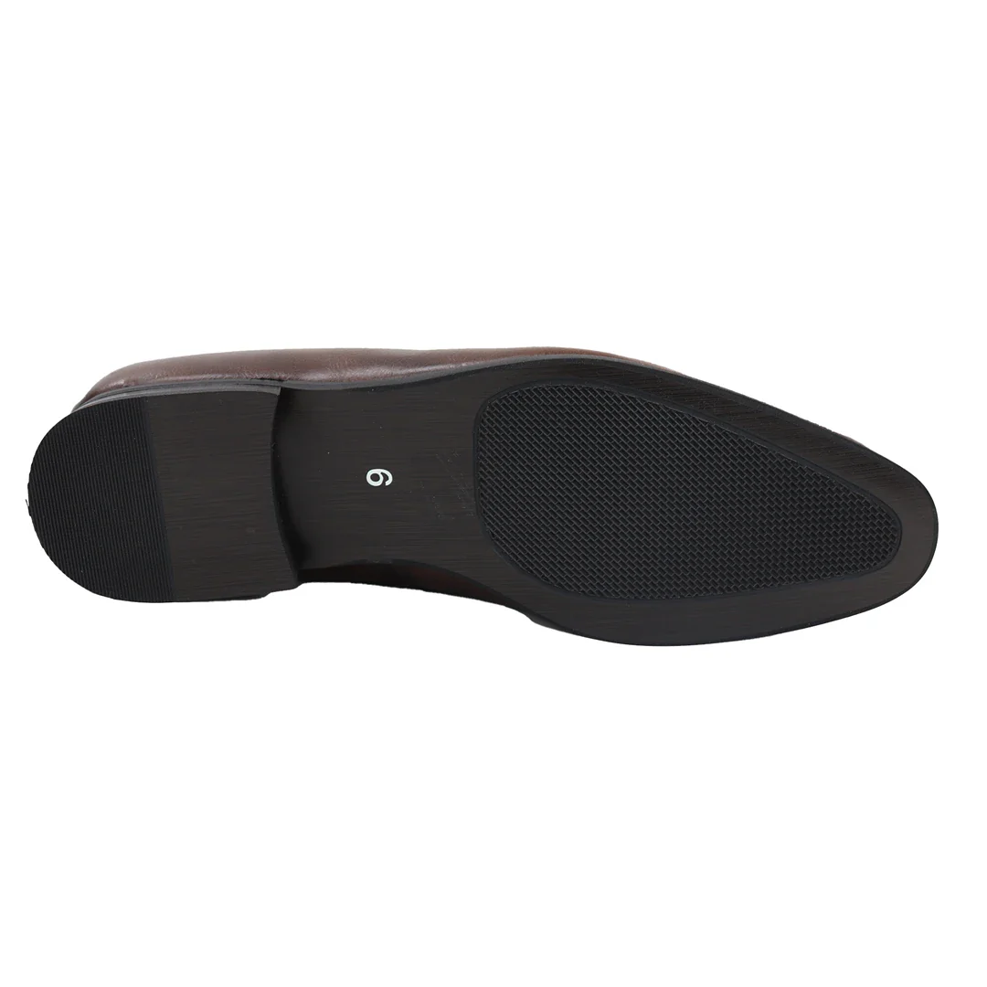 Men’s Slip On Brown Loafer Shoes - Image 6