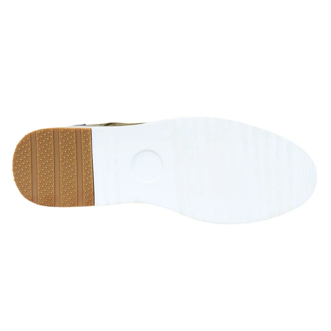 Men’s Lace Up Suede Desert Green Boots - Image 5